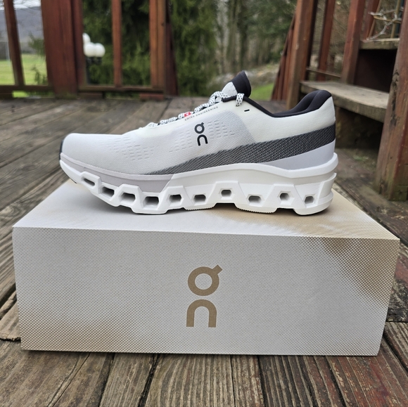 NIB, On Running, Mens, Cloudmonster 2, Undyed Frost, Athletic Shoes, Sz 10 - Picture 4 of 15